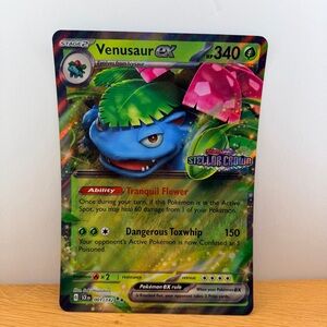 Venusaur EX Pokémon Card jumbo card
